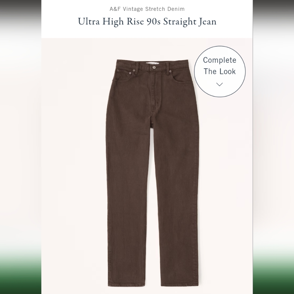 Ultra High Rise 90s Straight Jean